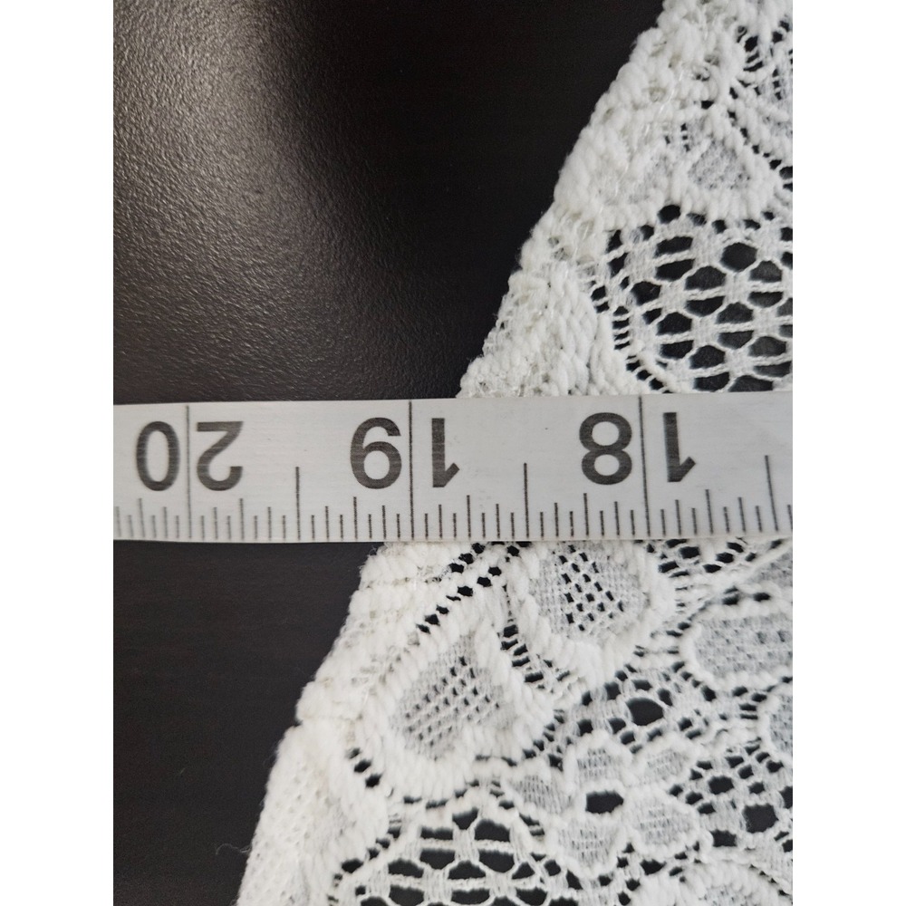Torrid Lace Dress Plus Size 0 Boho Cottagecore Romantic Ivory Flowy - Picture 8 of 11